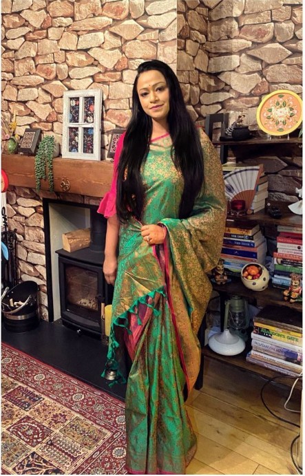 Saree product photo